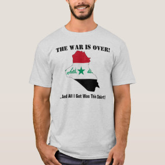 Camiseta IRAQUE A Guerra Acabou