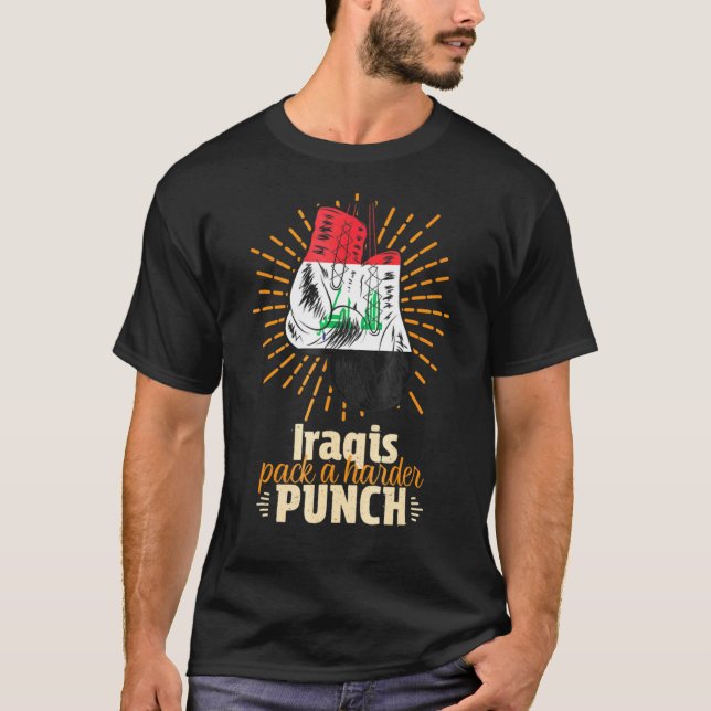 Camiseta Iraque Boxing de Lutas iraquiana (Frente)