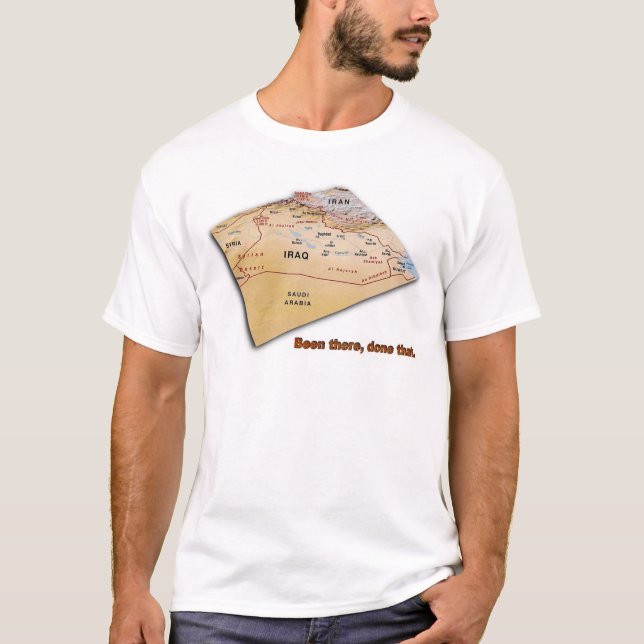 Camiseta Iraque - estado lá, feito isso (Frente)