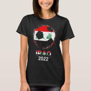 Camiseta Iraque Flag 2022 Apoiante da equipe iraquiana de f