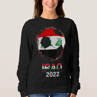 Camiseta Iraque Flag 2022 Apoiante da equipe iraquiana de f