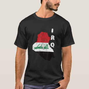 Camiseta Iraque: Iraque: Iraque: bandeira Iraque