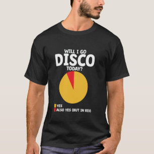 Camiseta Irei ao Disco Hoje Vintage Dançando Retrô 70s