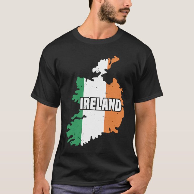 Camiseta Ireland Irish Home Pride Irish Flag  1 (Frente)