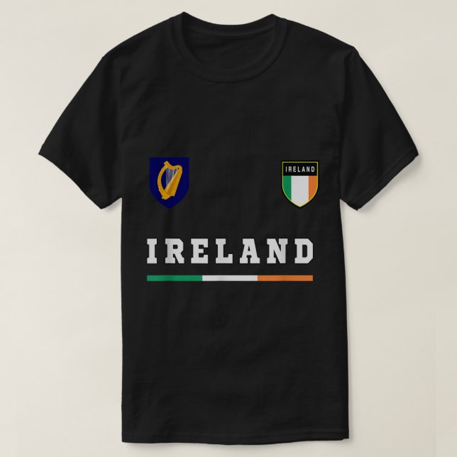 Camiseta Ireland SportSoccer Jersey Flag Dublin (Frente do Design)