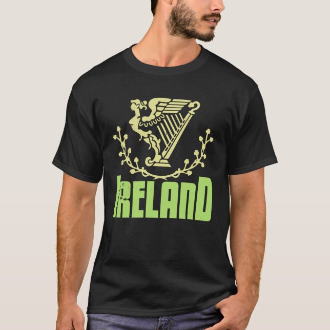 Camiseta Ireland USA America Irish Gaelic American (Frente)