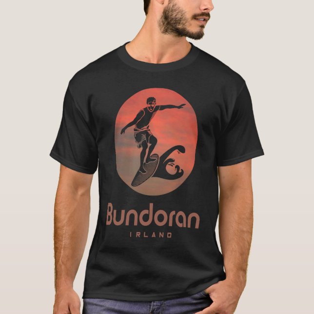 Camiseta Ireland windsurfing surfing surfer Bundora (Frente)
