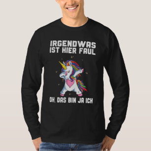 Camiseta Irgendwas Ist Hier Lal Das Caixa Ja Ich Kinder Un