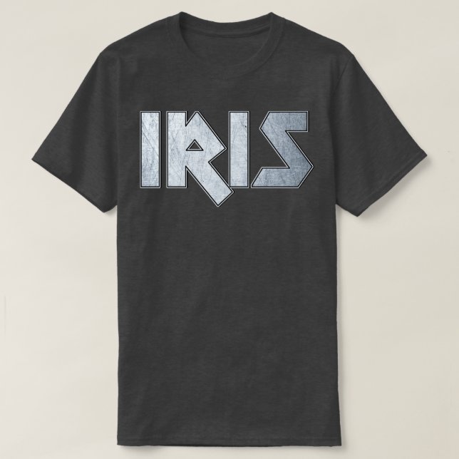 Camiseta Íris de metal pesado (Frente do Design)
