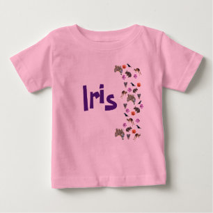 Camiseta Iris, Girls Name With Australian Wildlife,