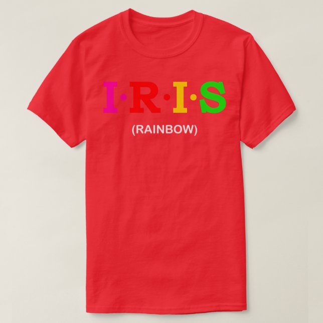 Camiseta Iris Rainbow (Frente do Design)