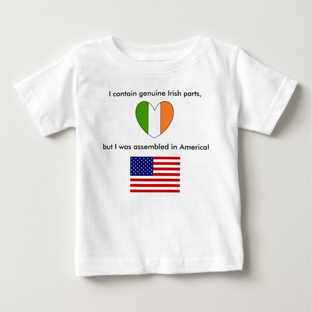 Camiseta Irish American Baby (Frente)