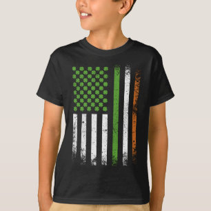 Camiseta Irish American Flag Ireland