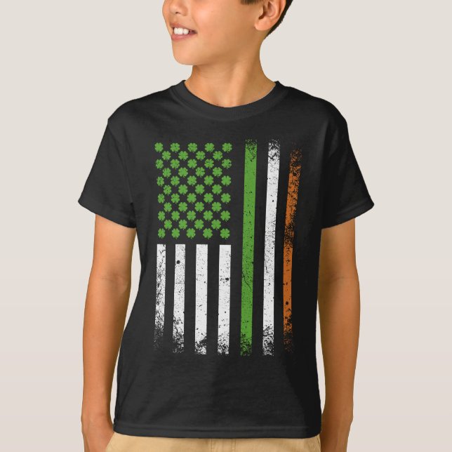 Camiseta Irish American Flag Ireland (Frente)