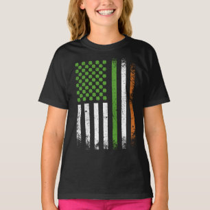 Camiseta Irish American Flag Ireland