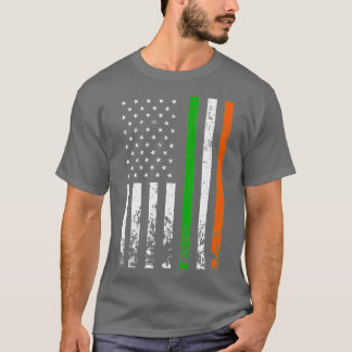 Camiseta Irish American Flag Ireland Flag DIA DE SÃO PATRÍC
