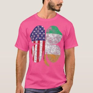 Camiseta Irish American Flag Ireland Flag DIA DE SÃO PATRÍC