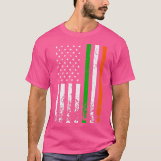 Camiseta Irish American Flag Ireland Flag DIA DE SÃO PATRÍC