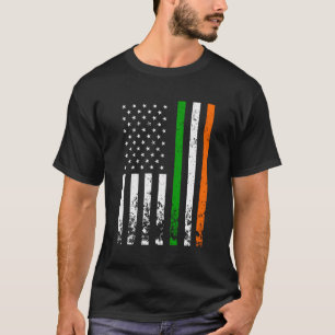 Camiseta Irish American Flag Ireland Flag Dia de São Patríc