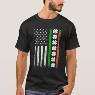 Camiseta Irish American Flag Ireland Flag ST PATRICKS DAY G