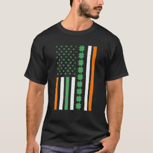 Camiseta Irish American Flag Ireland Flag Vintage RUAS PATR