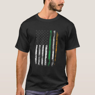 Camiseta Irish American Flag Ireland Horsferes St Patricks