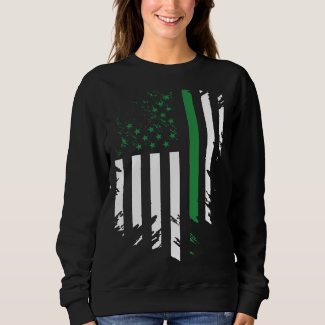 Camiseta Irish American Flag St Patrick s Day (Frente)