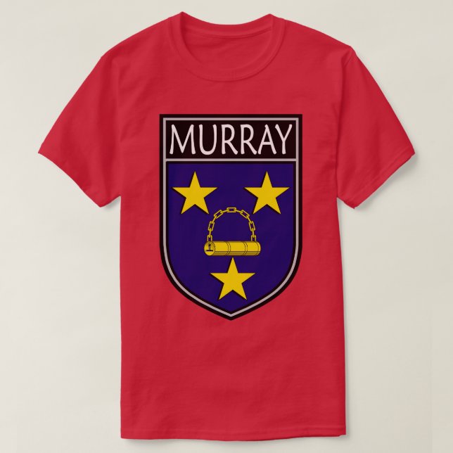 Camiseta Irish Clan Crest Murray (Frente do Design)