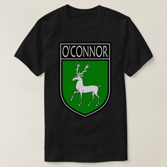 Camiseta Irish Clan Crest OConnor (Frente do Design)