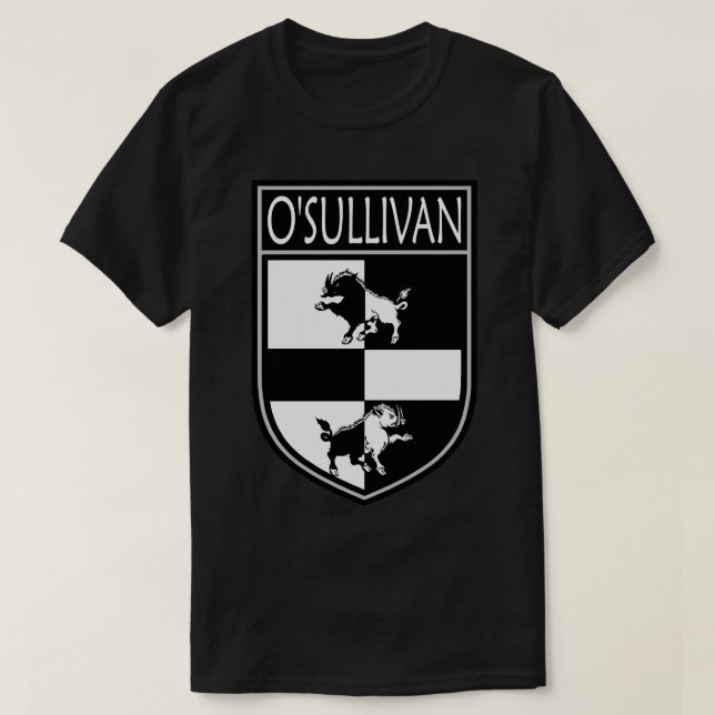 Camiseta Irish Clan Crest OSullivan (Frente do Design)