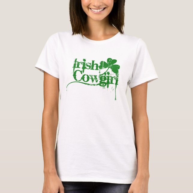 Camiseta Irish Cowgirl (Frente)