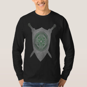 Camiseta Irish Cross Celtic Knot Antiga Trinity Symbol Swo