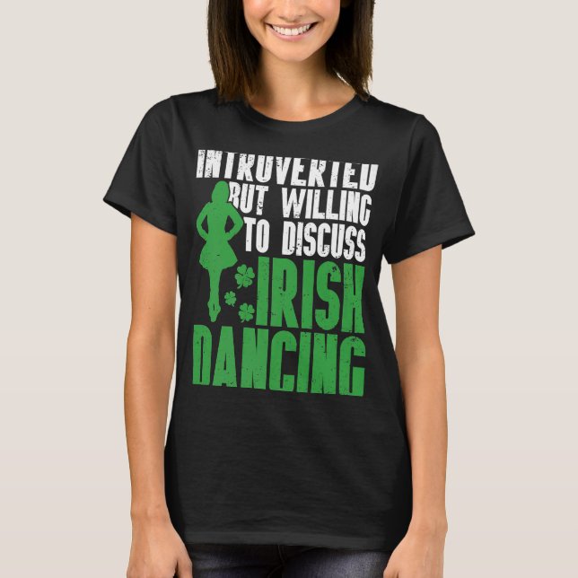 Camiseta Irish Dance Reel Girl Irish Step D (Frente)