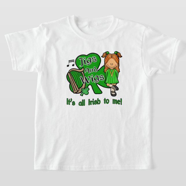 Camiseta Irish Dancing, Jigs and Wigs (Postura )