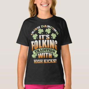 Camiseta Irish Dancing - Tradition Slogan (Slogan de tradiç