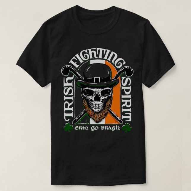 Camiseta Irish Fighting Spirit Green Edition (Frente do Design)