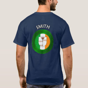 Camiseta Irish Flag Clover Celtic Knot - Smith