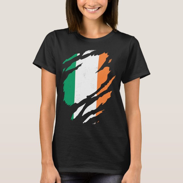 Camiseta Irish Flag Éire Paddy Irishulhhhhhhhhhhhhhhhhhhhhh (Frente)