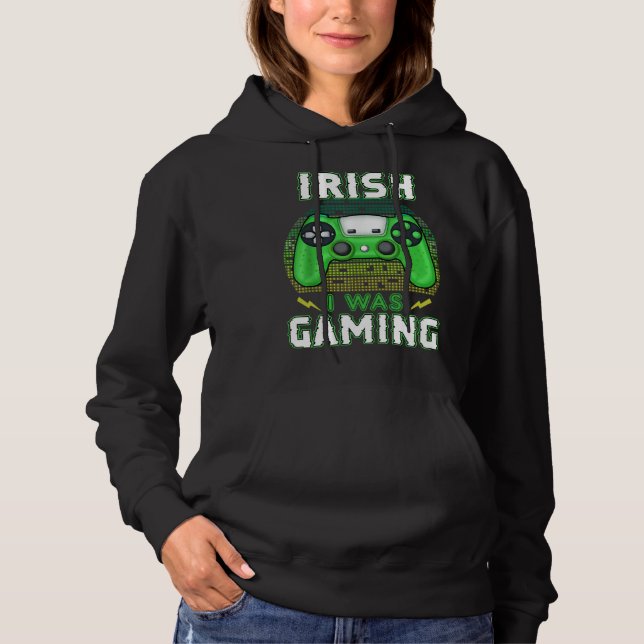 Camiseta Irish I Was Gaming Video Controller Irish Gamer (Frente)