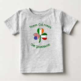 Camiseta Irish Irish American Flags Italiano Shamrock Seu N