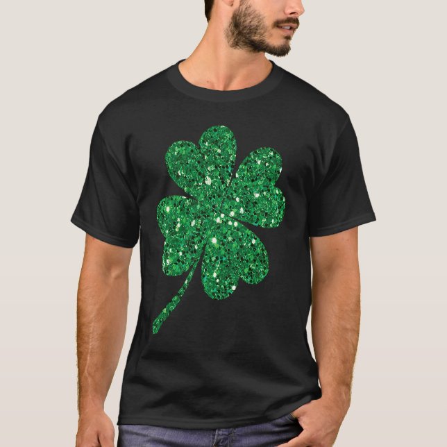 Camiseta Irish Lucky Shamrock Green Clover St Patrick's Day (Frente)