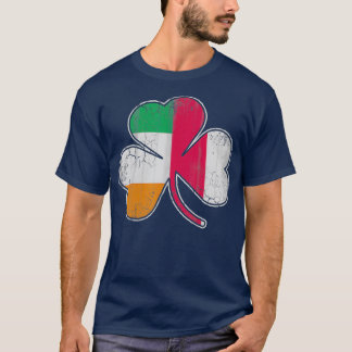 Camiseta Irish Polska Flag Shamrock