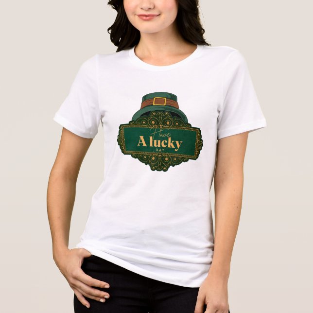 Camiseta Irish pride st patricia day (Frente)
