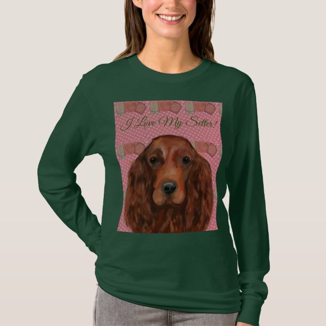 Camiseta Irish Red Setter (Frente)