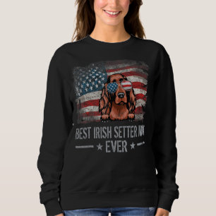 Camiseta Irish Setor Best Dog Mãe Alguma Vez Retro Eua Amer