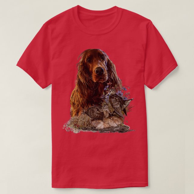 Camiseta Irish Setter (Frente do Design)