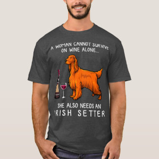 Camiseta Irish Setter e wine 