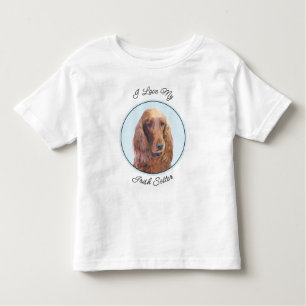 Camiseta Irish Setter Painting - Bela Arte Original De Cach