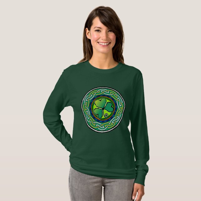 Camiseta Irish shamrock (Frente Completa)