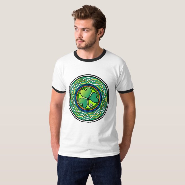 Camiseta Irish shamrock (Frente Completa)